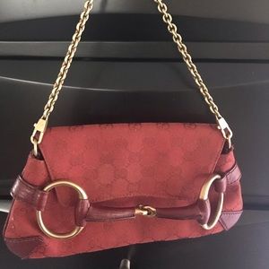 Vintage red Gucci bag